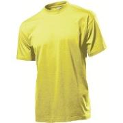 Stedman Classic Men T-shirt Gul bomull Small Herre