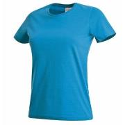 Stedman Classic Women T-shirt Blå bomull Small Dame