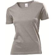 Stedman Classic Women T-shirt Mørkgrå  bomull X-Large Dame