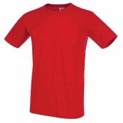 Stedman Classic-T Fitted For Men Rød bomull XX-Large Herre