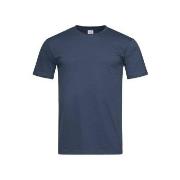 Stedman Classic-T Fitted For Men Marine bomull Small Herre