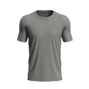 Stedman Morgan Crew Neck Gråmelerad ringspunnet bomull X-Large Herre