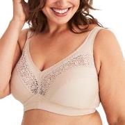 Swegmark BH Cotton Star Soft Bra Beige bomull B 85 Dame