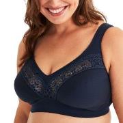 Swegmark BH Cotton Star Soft Bra Marine bomull C 90 Dame