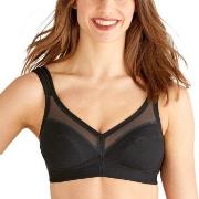 Swegmark BH Net Faitrade Cotton Soft Bra Svart økologisk bomull C 75 D...