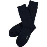 Topeco Strømper Men Classic Socks Plain Marine Str 45/48 Herre