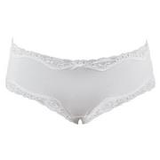 Triumph Truser Micro and Lace Hipster White Hvit polyamid Large Dame