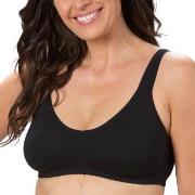 Trofe Comfort Lounge Bra BH Svart bomull B 85 Dame