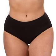 Trofe Cotton Midi Truser Svart bomull XX-Large Dame