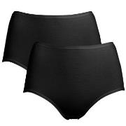 Trofe Maxi Briefs Bamboo Mix Truser 2P Svart Large Dame