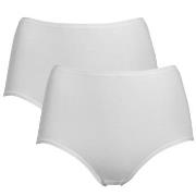 Trofe Maxi Briefs Bamboo Mix Truser 2P Hvit Medium Dame