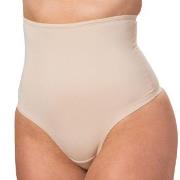 Trofe Shaping High Waist Thong Truser Beige X-Large Dame
