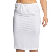 Trofe Slip Skirt Long Hvit Small Dame