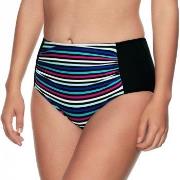 Wiki Alicante Midi Shape Bikini Brief Svart stripet 50 Dame