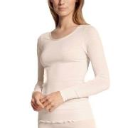 Calida True Confidence Shirt Long Sleeve Benhvit Large Dame