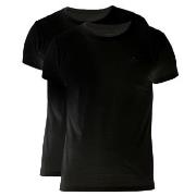 Gant 2P Basic Crew Neck T-Shirt Svart bomull Small Herre