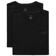 Gant 2P Basic Crew Neck T-Shirt Svart bomull X-Large Herre