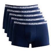 Gant 5P Basic Trunks Marine bomull XX-Large Herre