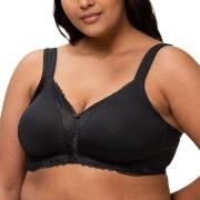 Triumph BH Modern Lace Cotton Soft Bra Svart D 100 Dame
