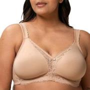 Triumph BH Modern Lace Cotton Soft Bra Beige E 75 Dame