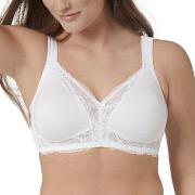 Triumph BH Modern Lace Cotton Soft Bra Hvit A 80 Dame