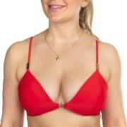 Calvin Klein Core Solid Fixed Triangel Bikini Rød Small Dame