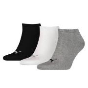 Puma Strømper 3P Sneaker Socks Svart/Grå Str 39/42