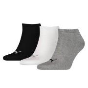 Puma Strømper 3P Sneaker Socks Svart/Grå Str 43/46