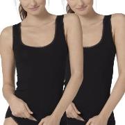 Sloggi 2P GO Tank Top Svart bomull Large Dame