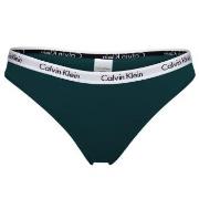 Calvin Klein Truser Carousel Bikini Mørkgrørnn  bomull Small Dame