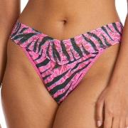 Hanky Panky Truser Beverly Original Rise Thong Rosa/Svart nylon One Si...