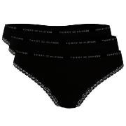 Tommy Hilfiger Truser 3P Lace Brief Svart Small Dame