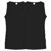 Dovre 2P Organic Cotton Singlet Svart økologisk bomull X-Large Herre