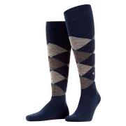 Burlington Strømper Edinburgh Wool Knee High Sock Marine Str 40/46