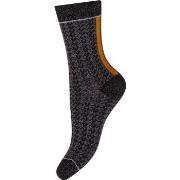 Hype the Detail Strømper Socks Svart/Oransje Strl 37/41 Dame