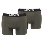 Levis 2P Base Boxer Khaki bomull Large Herre