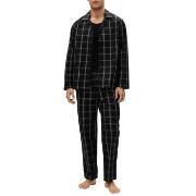 BOSS Urban Long Pyjama Svart bomull Large Herre