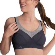 Anita BH Active Wool Sport Bra Grå/Svart B 90 Dame