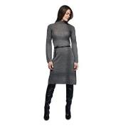 Pierre Robert X Jenny Skavlan Wool A-Line Dress Mørkgrå  Large Dame