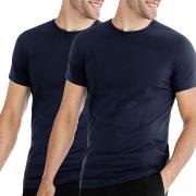 Bread and Boxers Crew Necks 2P Marine økologisk bomull Medium Herre