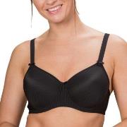 Trofe Sanna Underwire Stripe Bra BH Svart B 80 Dame
