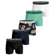 Björn Borg 5P Essential Shorts 2115 Svart blomstre bomull X-Large Herr...