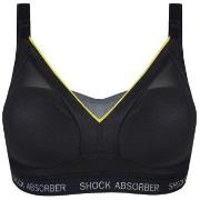 Shock Absorber BH Active Shaped Support Bra Svart/Gul E 70 Dame