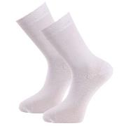 Trofe Bamboo Socks Strømper 2P Hvit Str 39/42 Dame