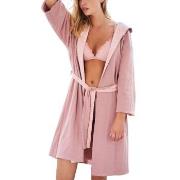 Missya Feline Double Sided Robe Rosa bomull Medium Dame