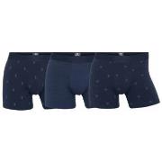 Dovre 3P Bamboo Boxer Tights Blå Mønster Small Herre