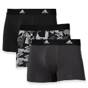 adidas 3P Active Flex Cotton Trunk Svart/Grå bomull Medium Herre