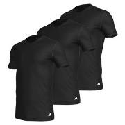 adidas 3P Active Flex Cotton V-Neck T-Shirt Svart bomull Medium Herre