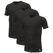 adidas 3P Active Flex Cotton V-Neck T-Shirt Svart bomull X-Large Herre