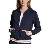 Calida Favourites Lounge Zip-up Jacket Marine bomull X-Small Dame